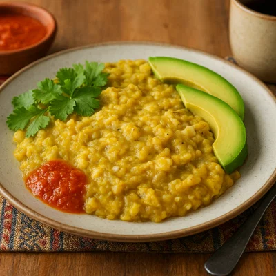 Tigrillo – Ecuadorianisches Frühstück aus Kochbananen, Ei und Käse