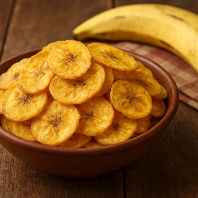 Chifles – knusprige Kochbananen-Chips