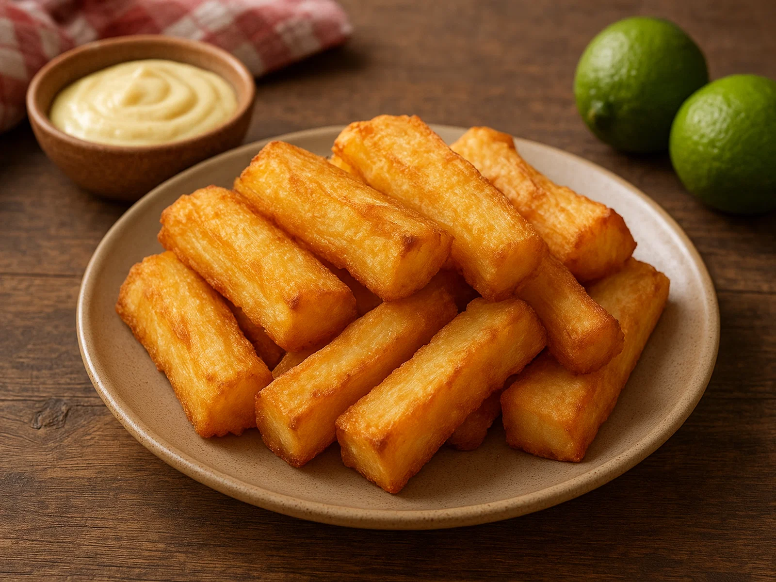 Yuca Frita (knusprig frittierter Maniok)