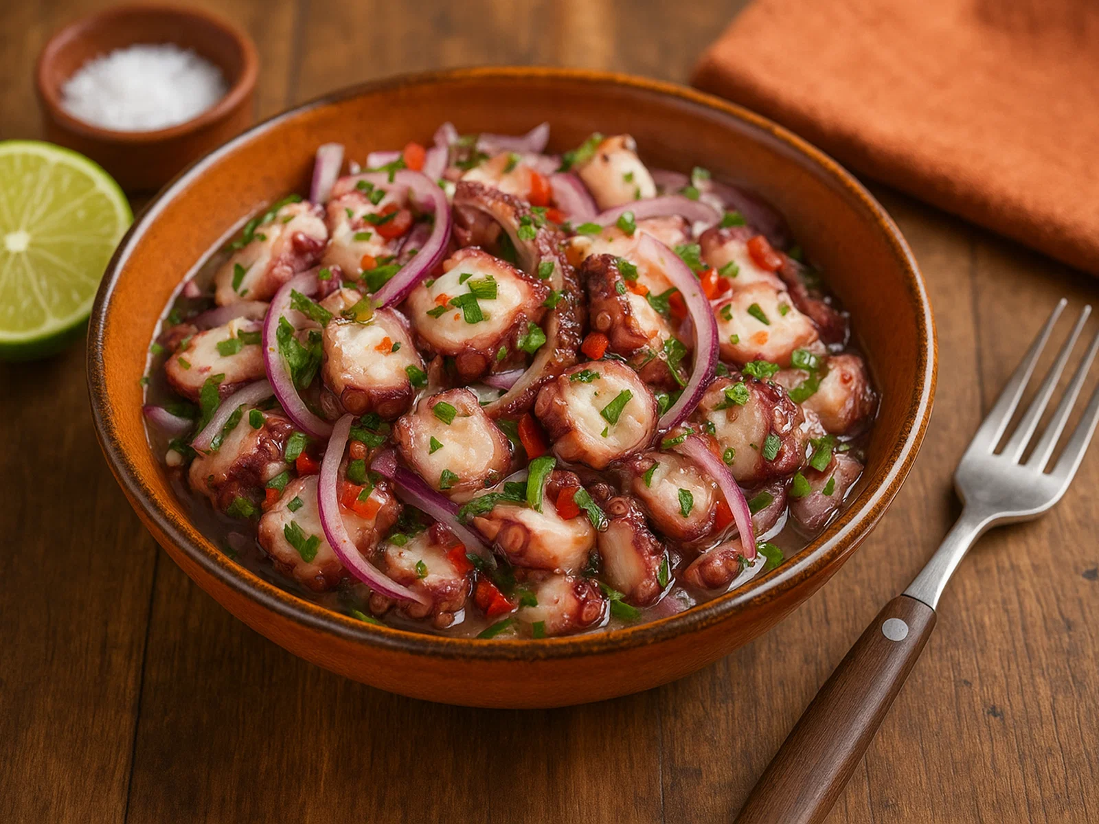 Ceviche de Pulpo – Peruanisches Oktopus-Ceviche