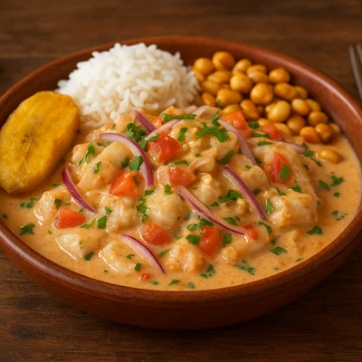 Ceviche Jipijapa mit Erdnuss (Ceviche de Jipijapa)