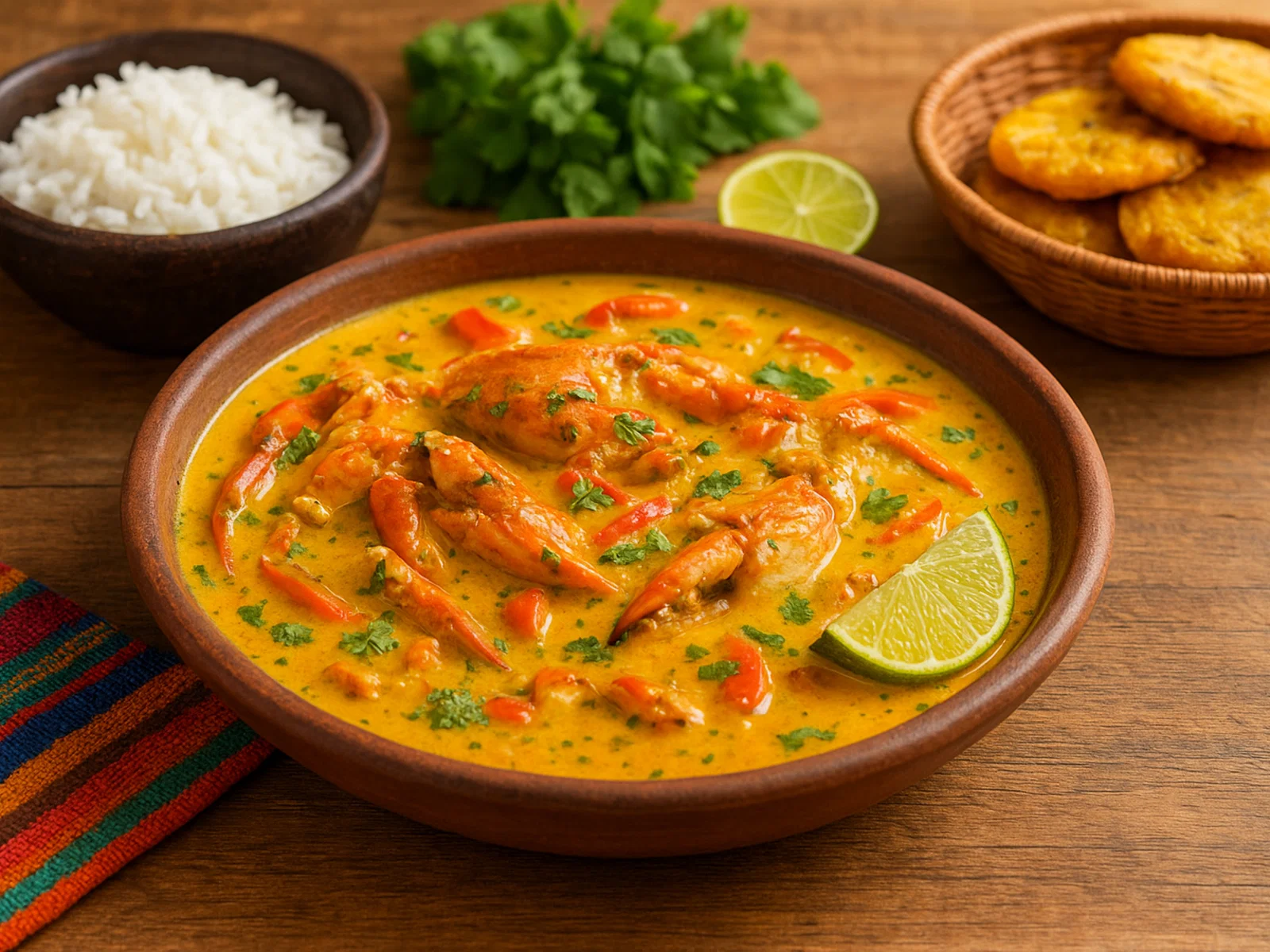 Encocado de Cangrejo – Krabben in Kokossoße