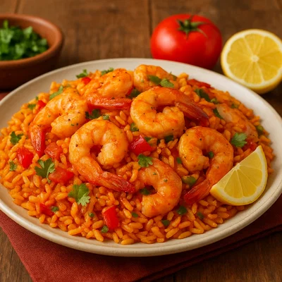 Arroz con camarón – Reis mit Garnelen