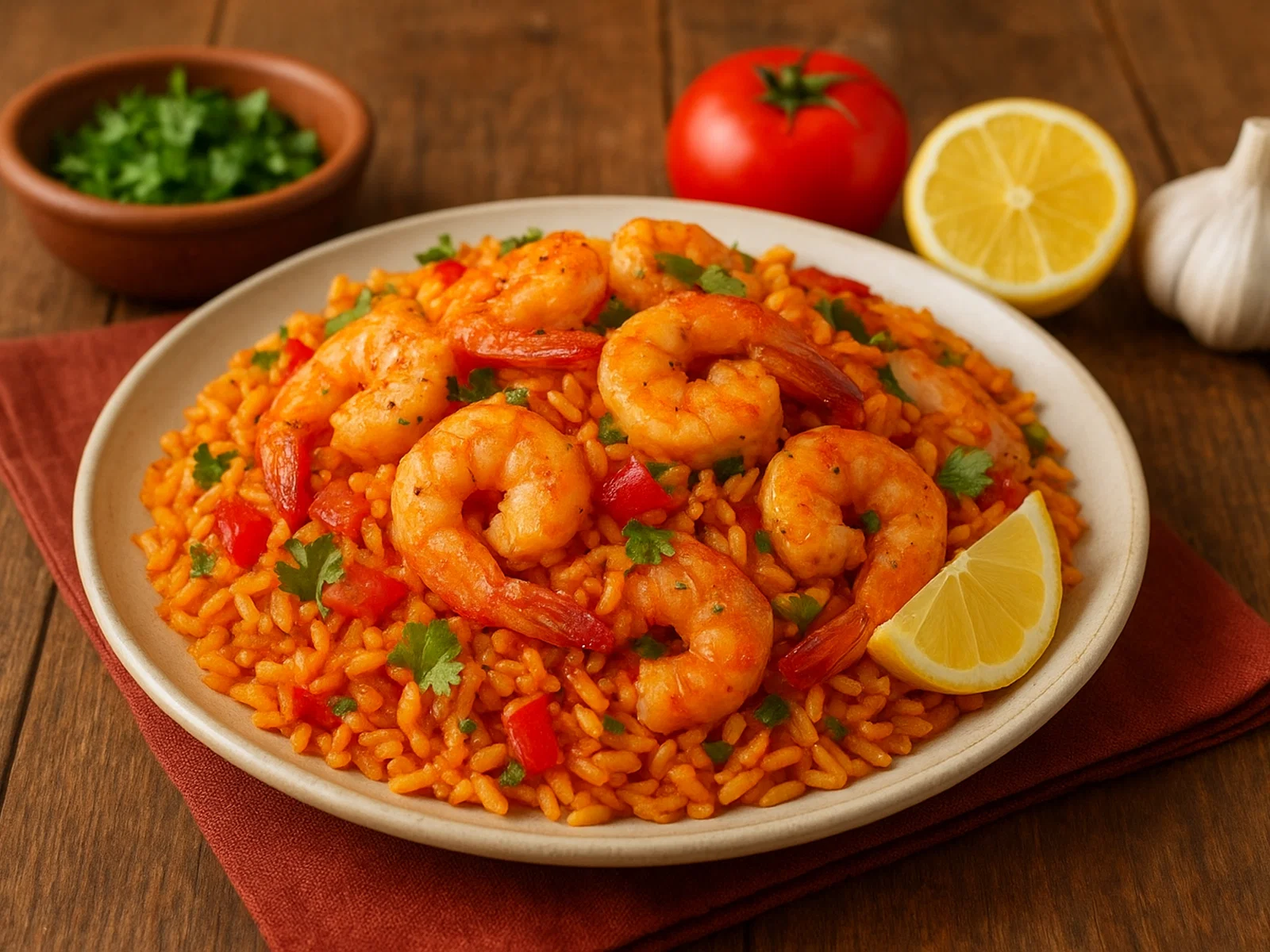 Arroz con camarón – Reis mit Garnelen