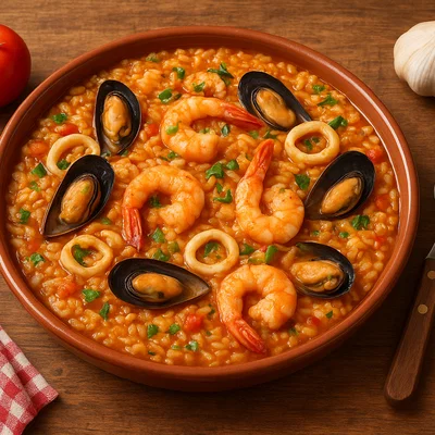 Arroz marinero – Spanischer Meeresfrüchte-Reis