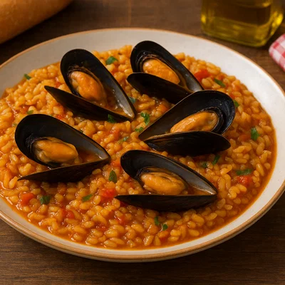 Arroz con Concha – Spanischer Reis mit Schwarzen Muscheln