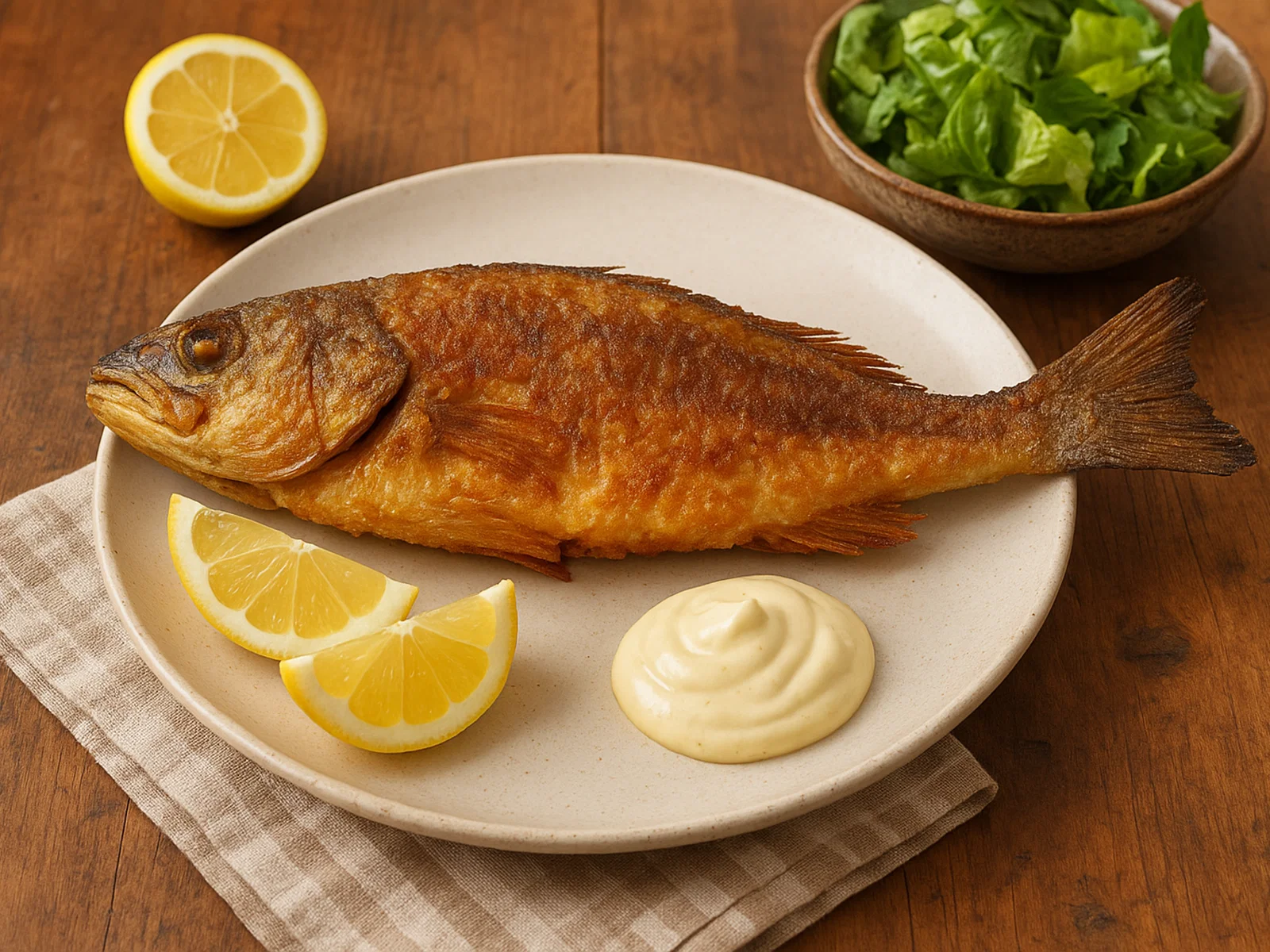 Corvina frita – knusprig frittierter Wolfsbarsch