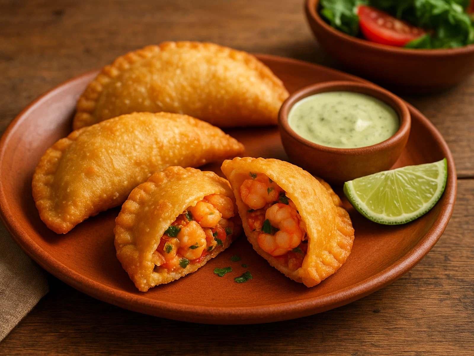 Empanadas de camarón (Garnelen-Empanadas)