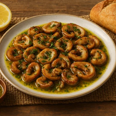 Canchalagua – Galápagos-Molluske mit Knoblauch-Zitronen-Öl
