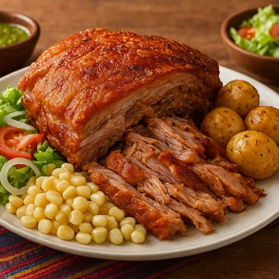 Hornado – ecuadorianischer Schweinebraten aus dem Ofen