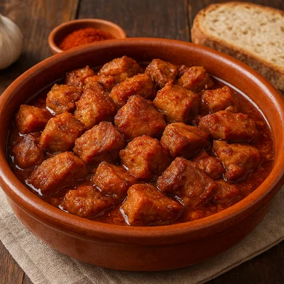 Fritada – im eigenen Fett geschmortes Schweinefleisch