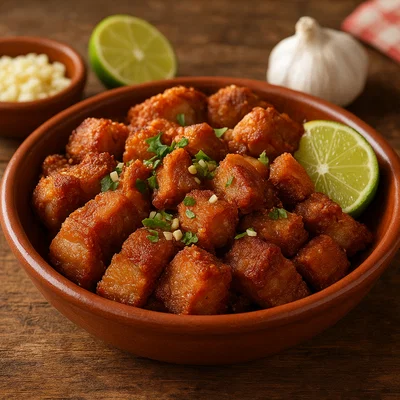Knusprige Chicharrón vom Schweinebauch