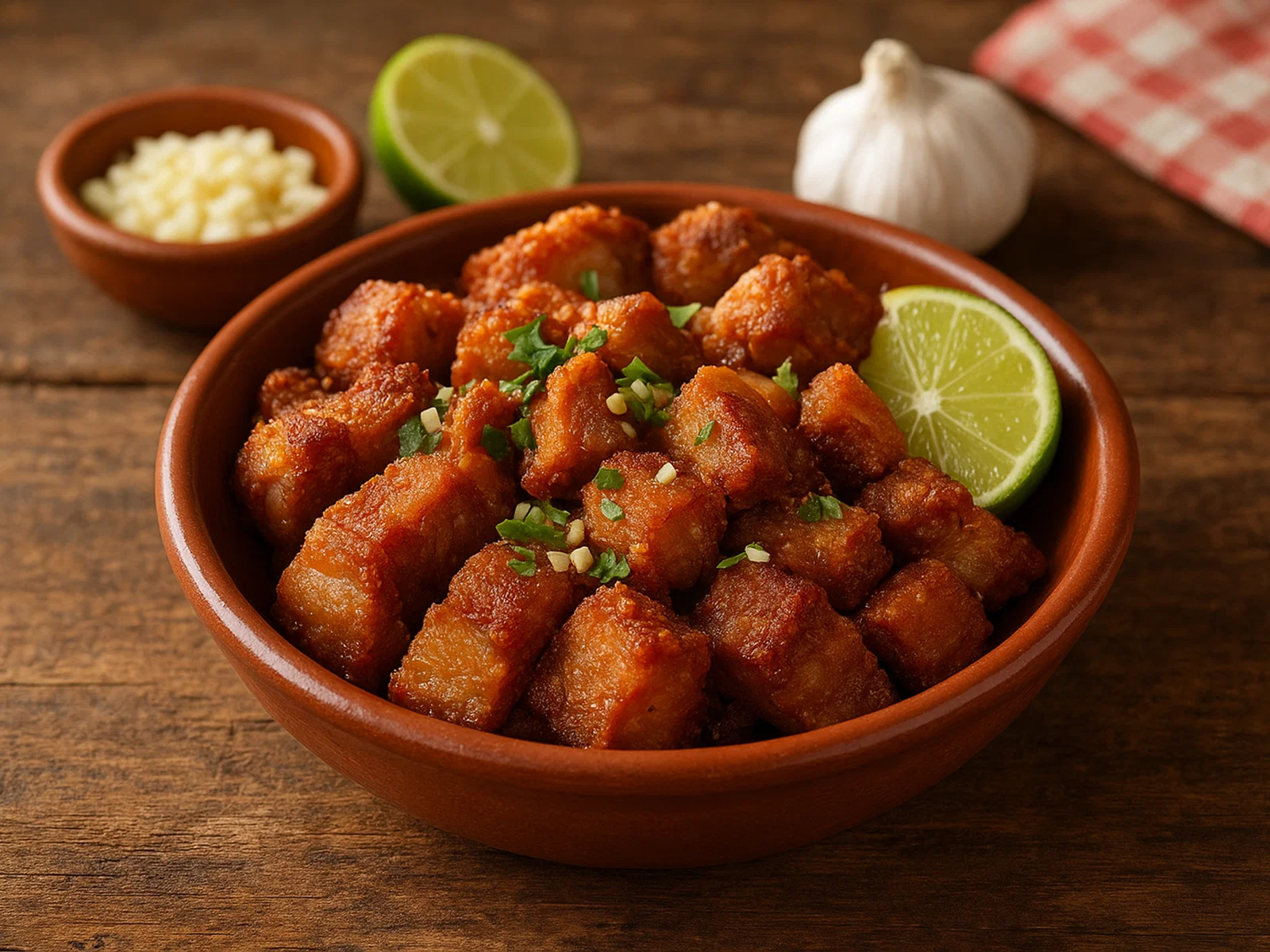 Knusprige Chicharrón vom Schweinebauch