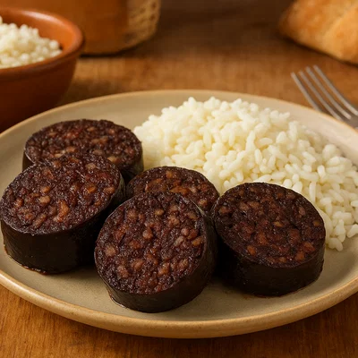 Morcilla – Spanische Blutwurst mit Reis
