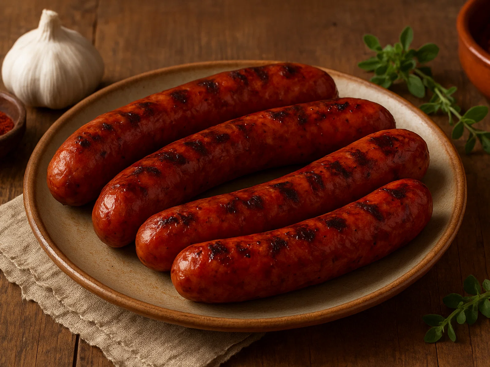 Würzige Longaniza vom Grill