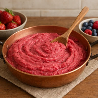 Helado de Paila – In der Kupferpfanne gerührtes Fruchteis