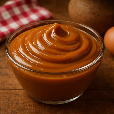 Manjar de Leche (Eingekochte Milchkaramellcreme)