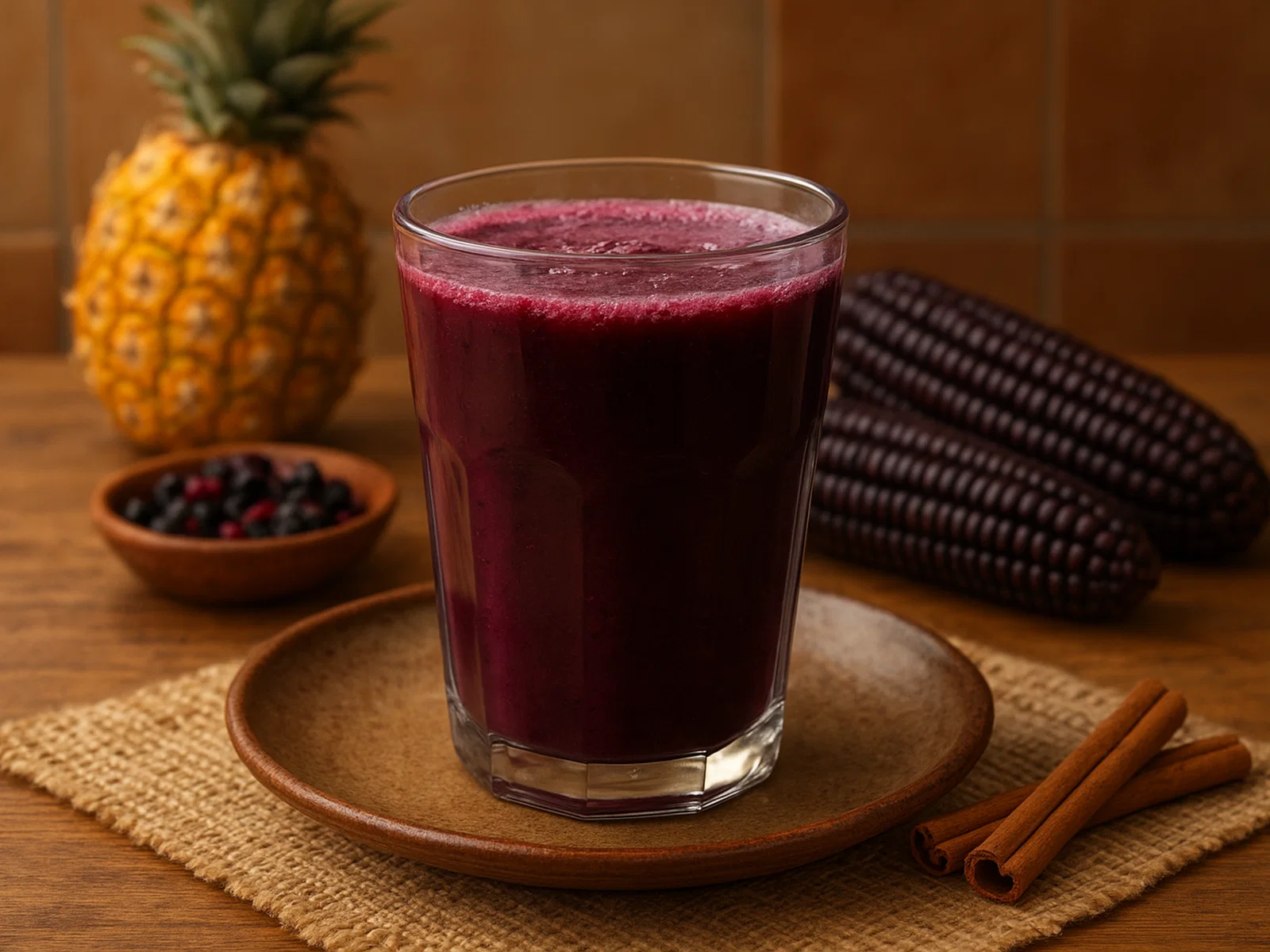 Colada Morada – Ecuadorianisches Mais-Beeren-Getränk