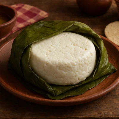Queso de Hoja – Frischer Blattkäse aus Kuhmilch