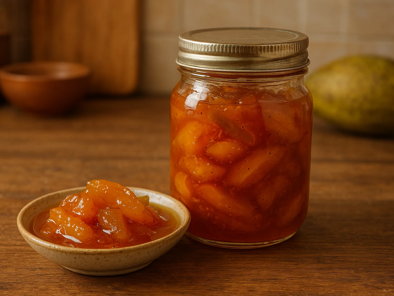 Dulce de Babaco – eingekochte Babaco-Frucht