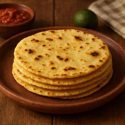 Tortillas de Tiesto – Auf Tonplatte gebackene Maisfladen