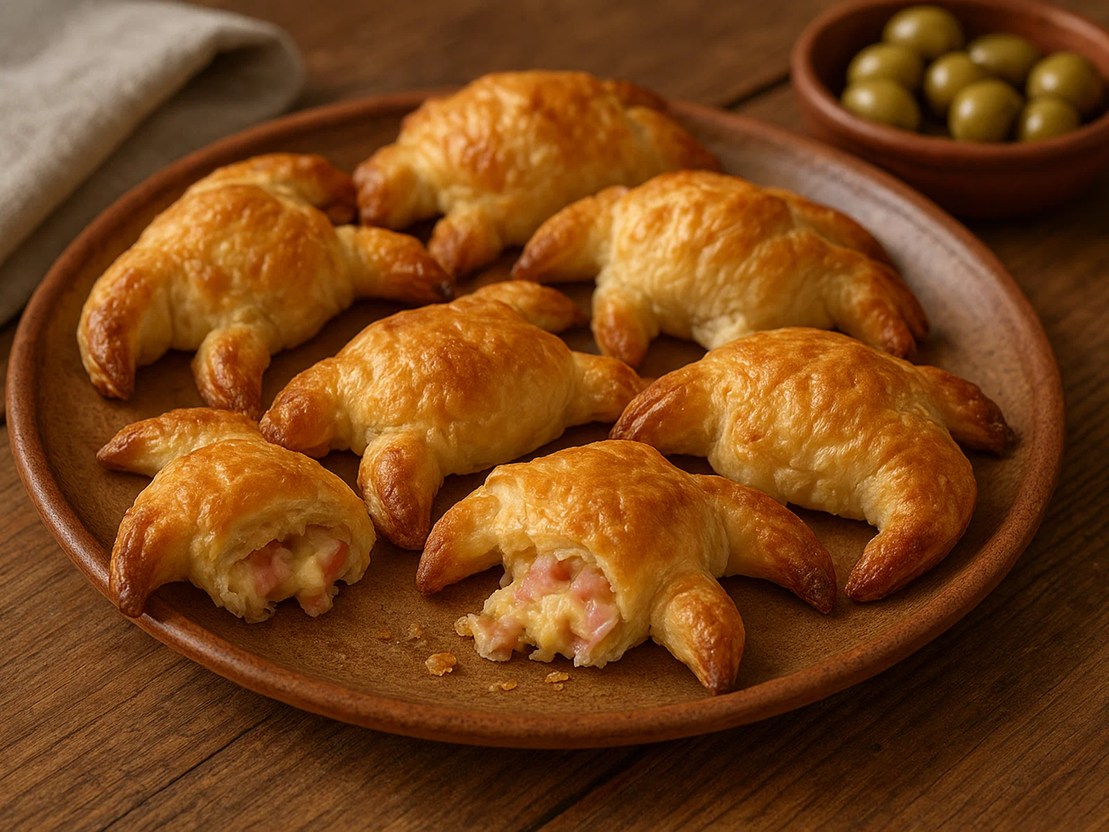 Cangrejitos de Hojaldre – spanische Blätterteig‑Hörnchen