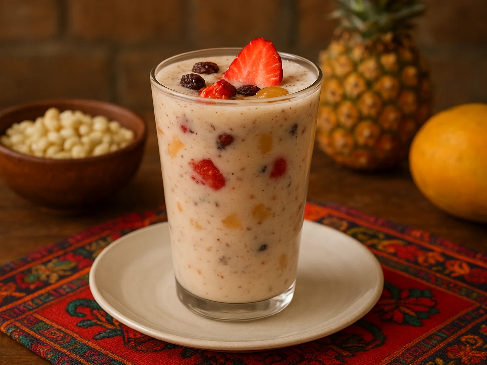 Rosero quiteño – Erfrischendes Mais-Frucht-Getränk aus Quito