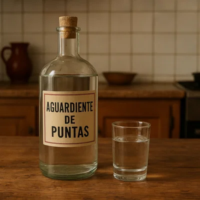 Aguardiente de Puntas – Zuckerrohrschnaps aus gekauften Puntas