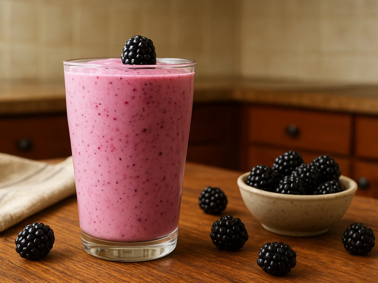 Batido de Mora – Kolumbianischer Brombeer-Milchshake