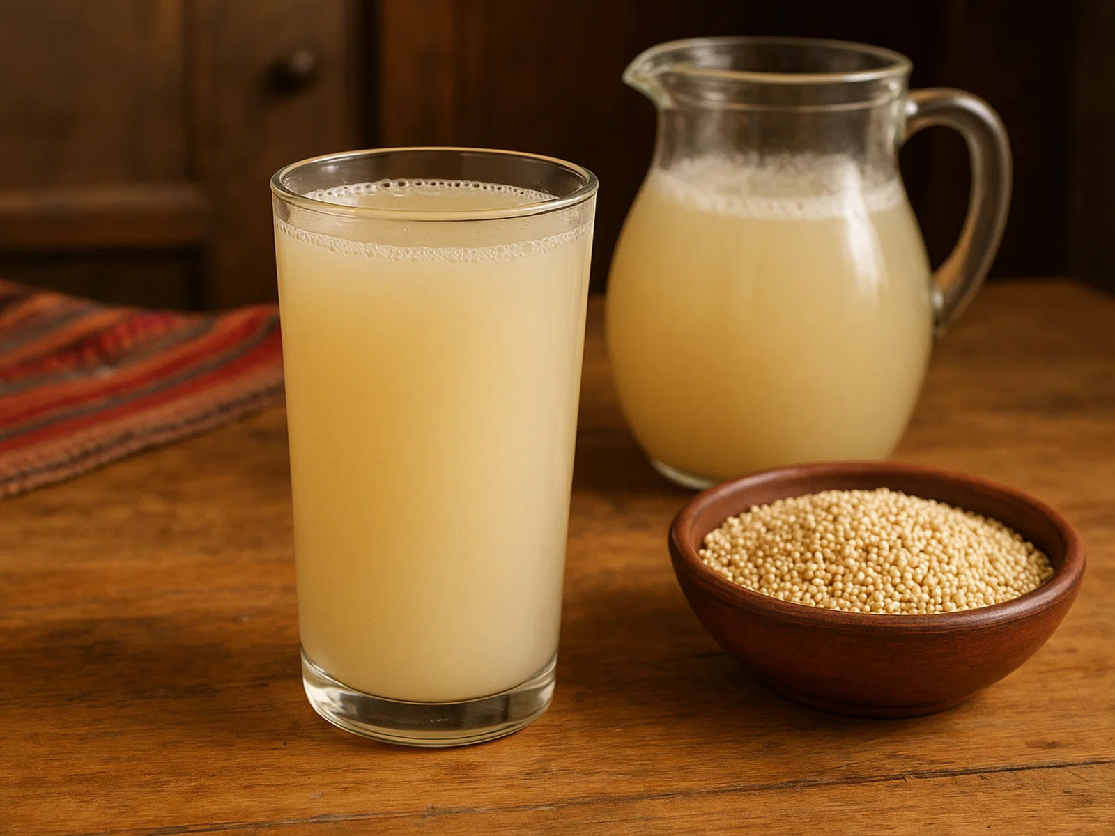 Chicha de Quinua – Fermentiertes Quinoa-Getränk