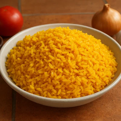 Arroz amarillo – Gelber Reis mit Achiote