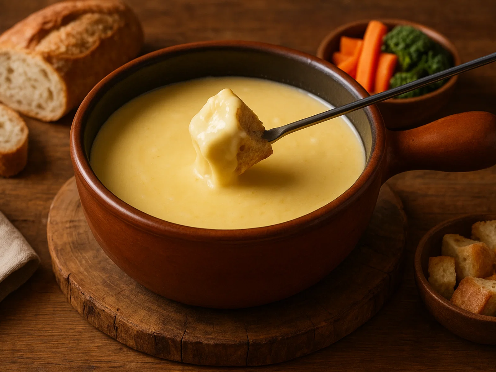 Fonduta valdostana (Käsefondue mit Fontina)