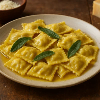 Agnolotti del Plin mit Bratenfüllung