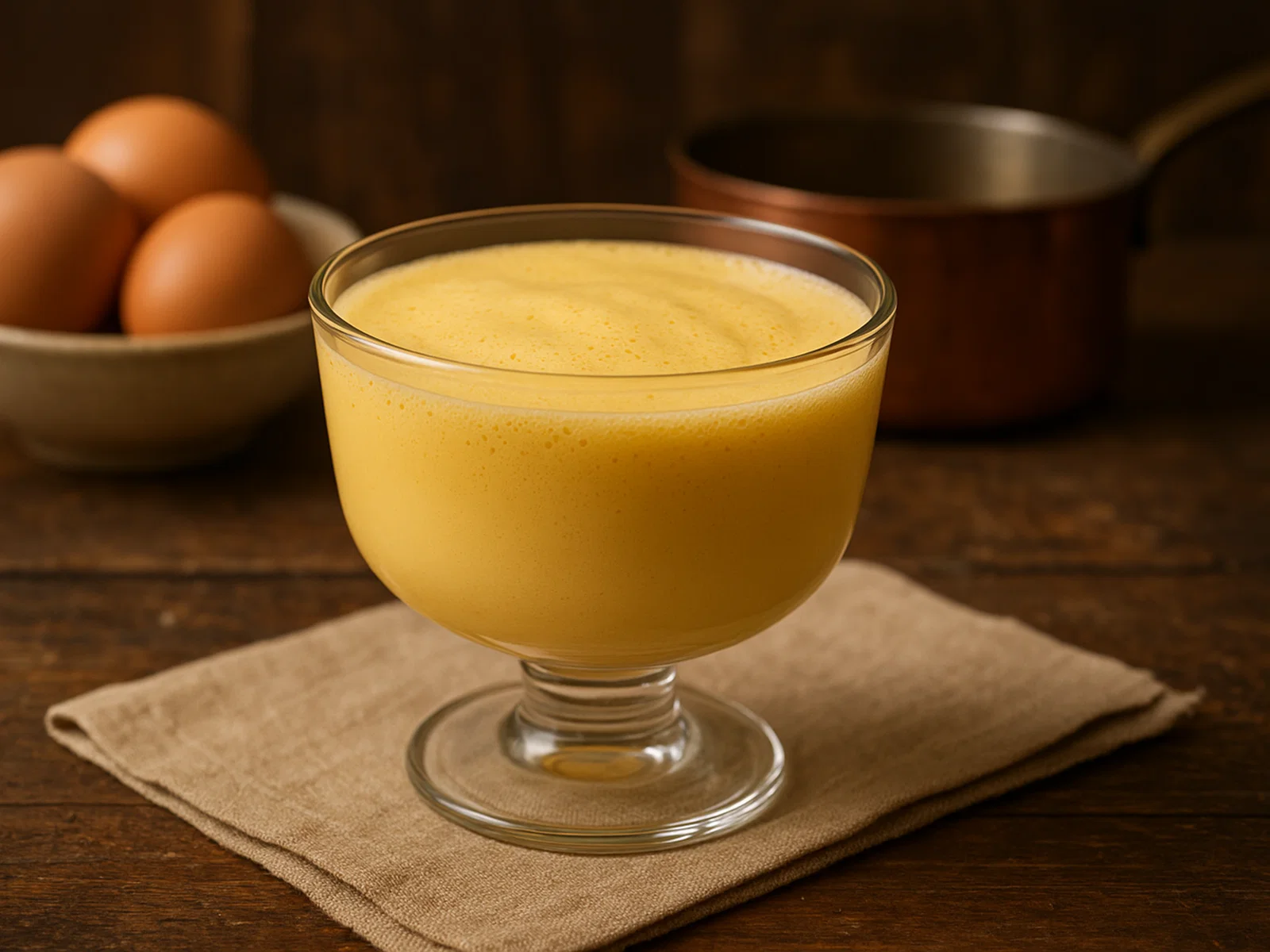 Klassische Zabaione (Zabaglione)