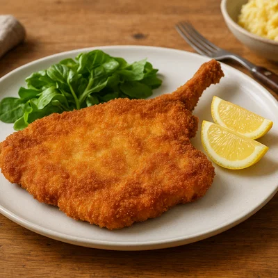 Cotoletta alla milanese (Mailänder Kalbskotelett)