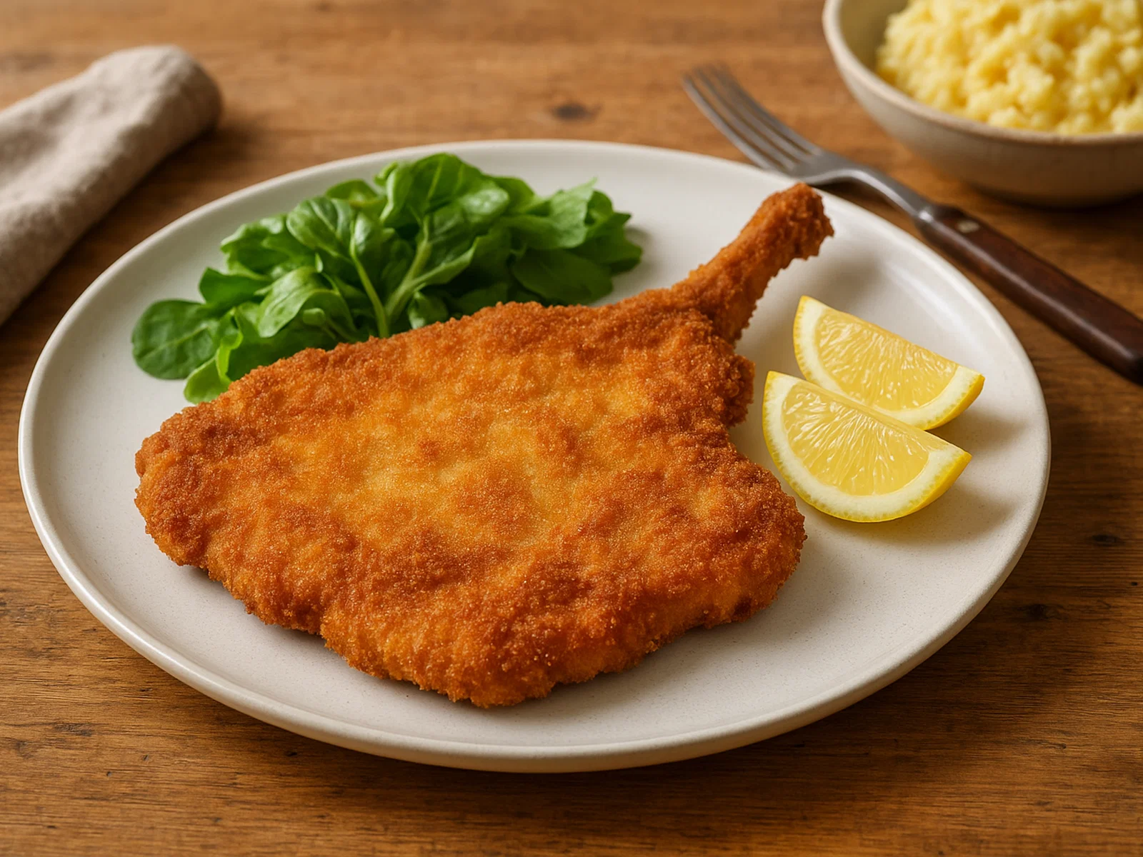 Cotoletta alla milanese (Mailänder Kalbskotelett)
