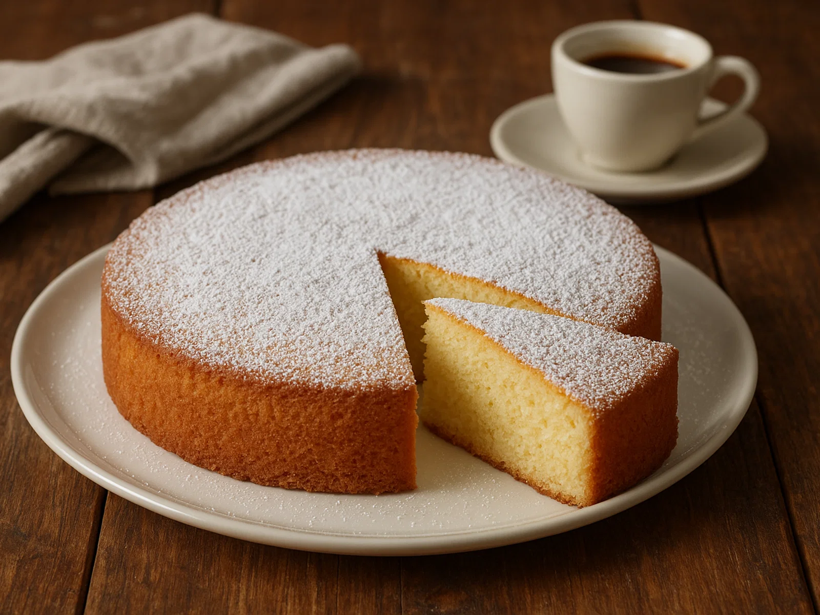 Torta Paradiso – feiner Sandkuchen aus Pavia