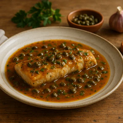 Luccio in salsa – Hecht in würziger Kapern-Sardellen-Sauce