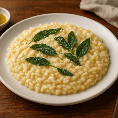 Risotto con salvia e burro – Risotto mit Salbeibutter