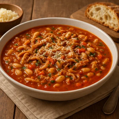 Busecca – Mailänder Kuttelsuppe mit Bohnen