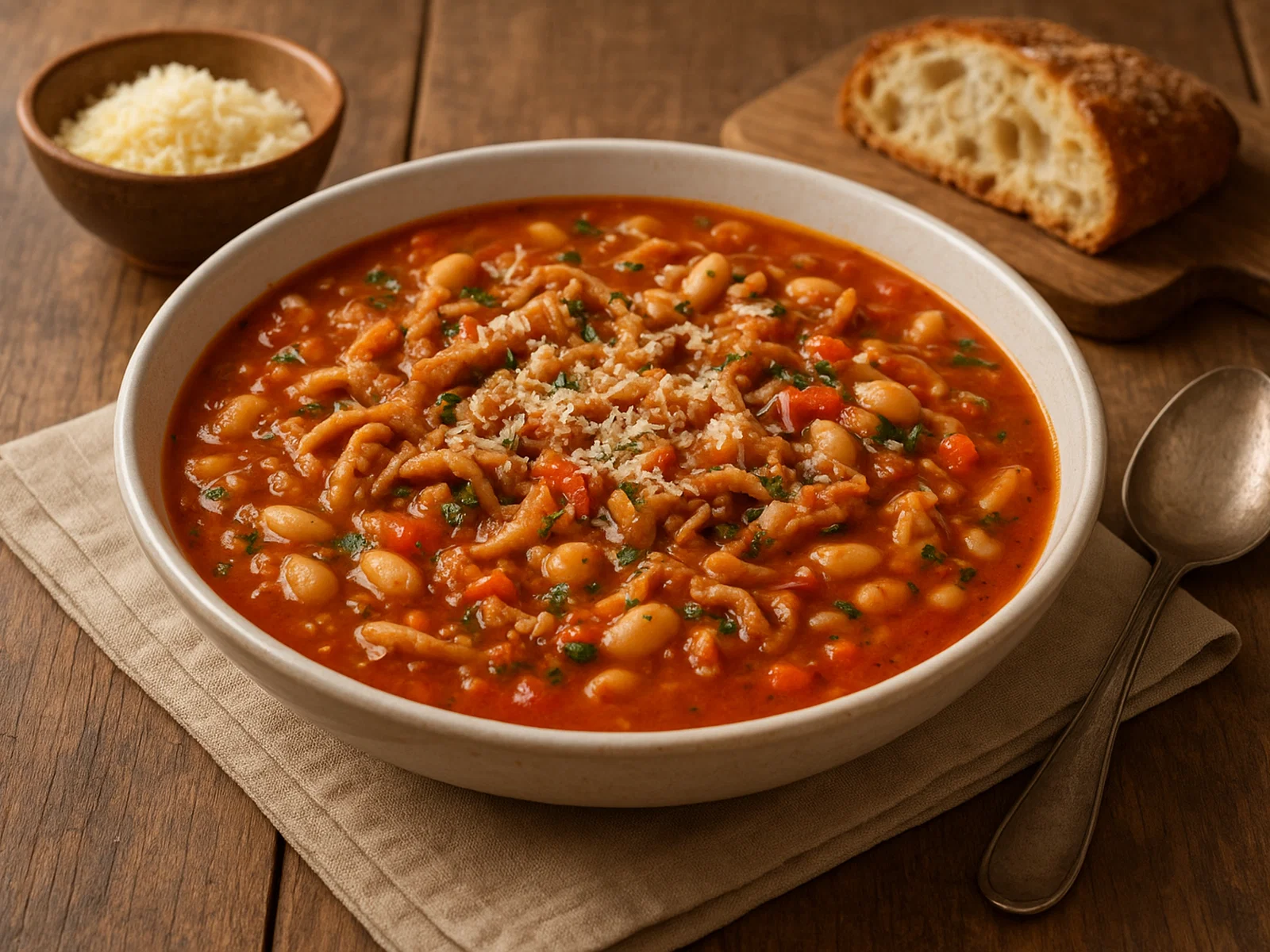 Busecca – Mailänder Kuttelsuppe mit Bohnen