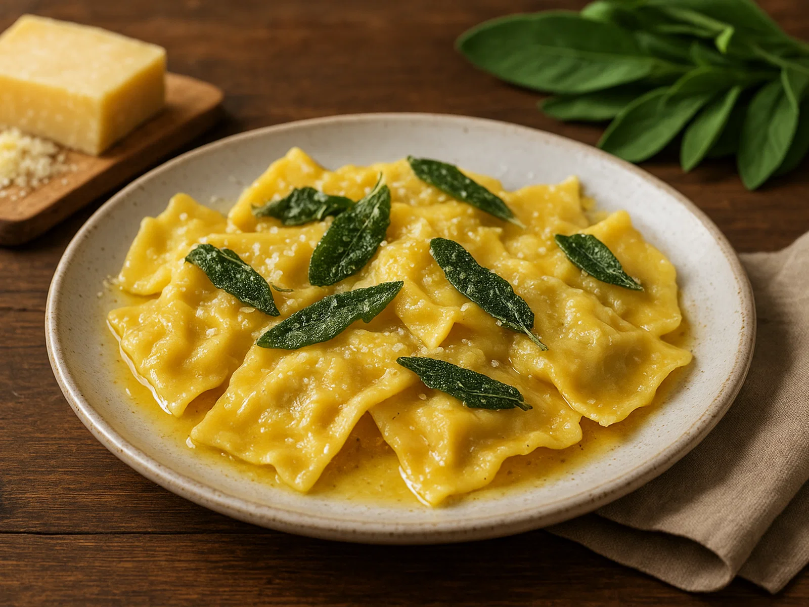 Casoncelli bergamaschi mit Salbei-Butter
