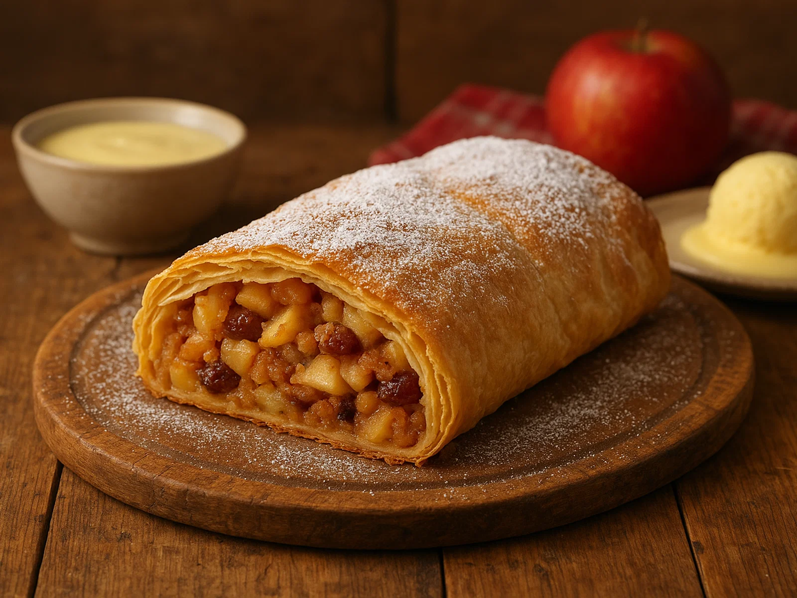 Strudel di mele – klassischer Apfelstrudel mit hauchdünnem Teig