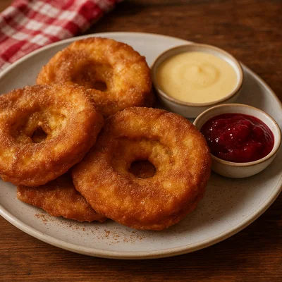 Apfelkiachl – Tiroler Apfelkrapfen