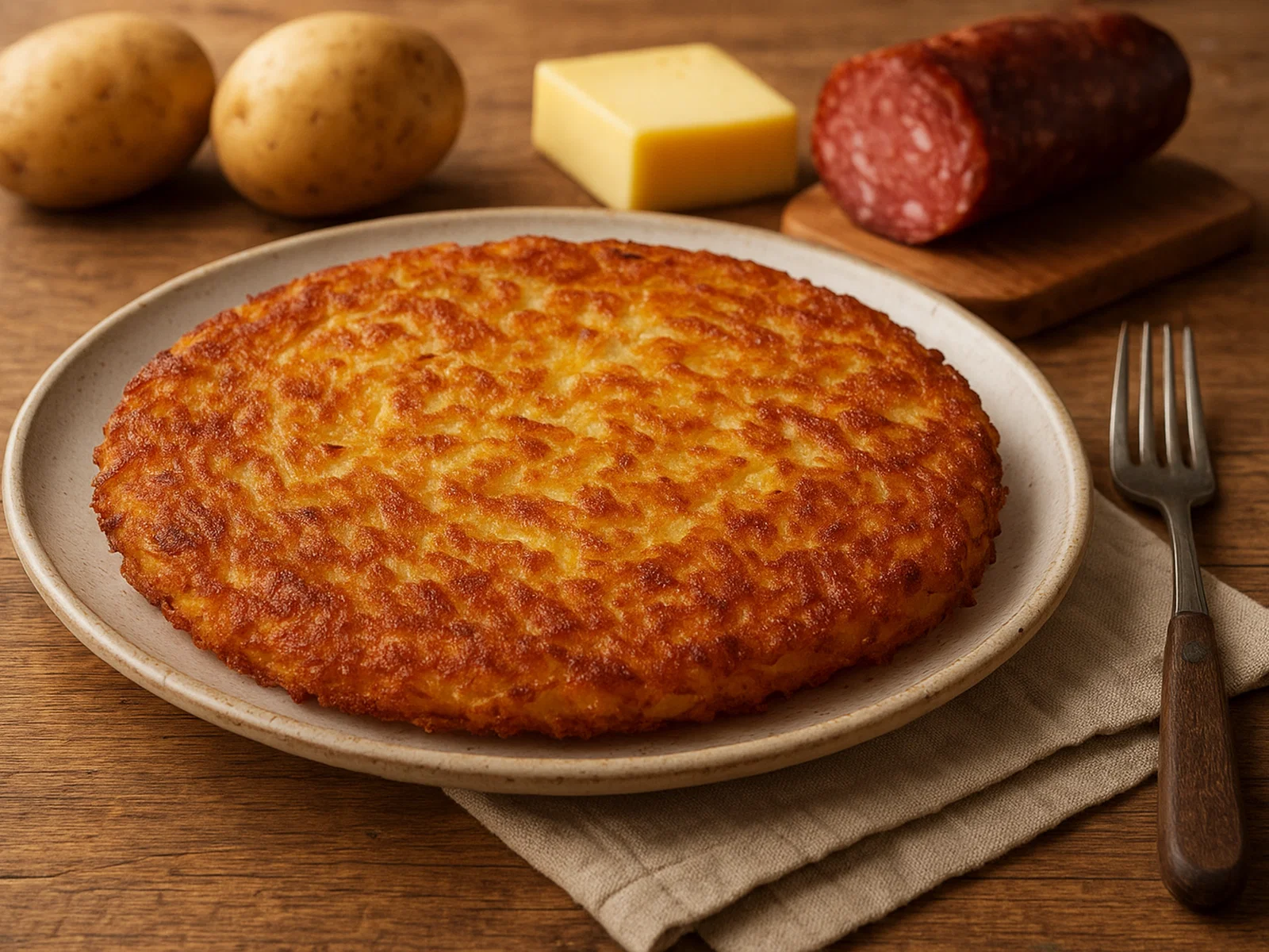 Tortel di Patate (Trentiner Kartoffelpuffer)