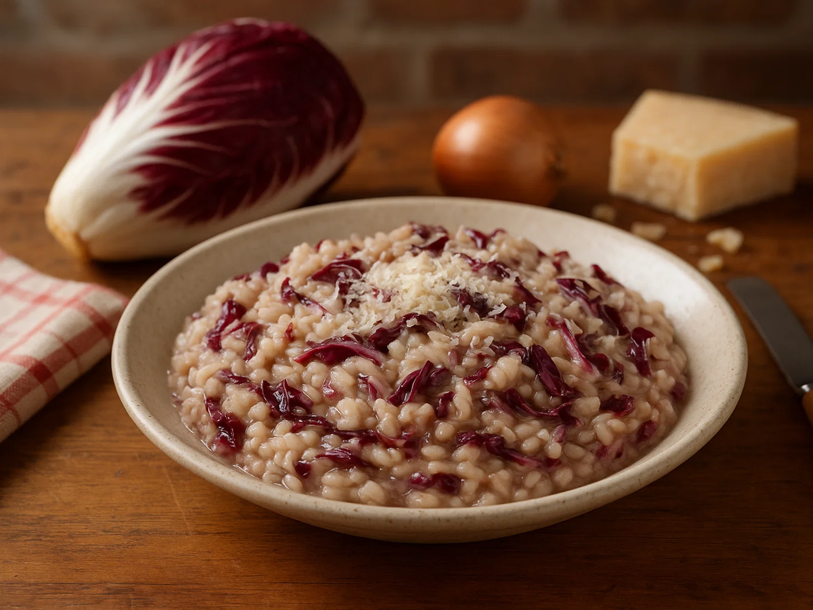 Risotto con radicchio di Treviso