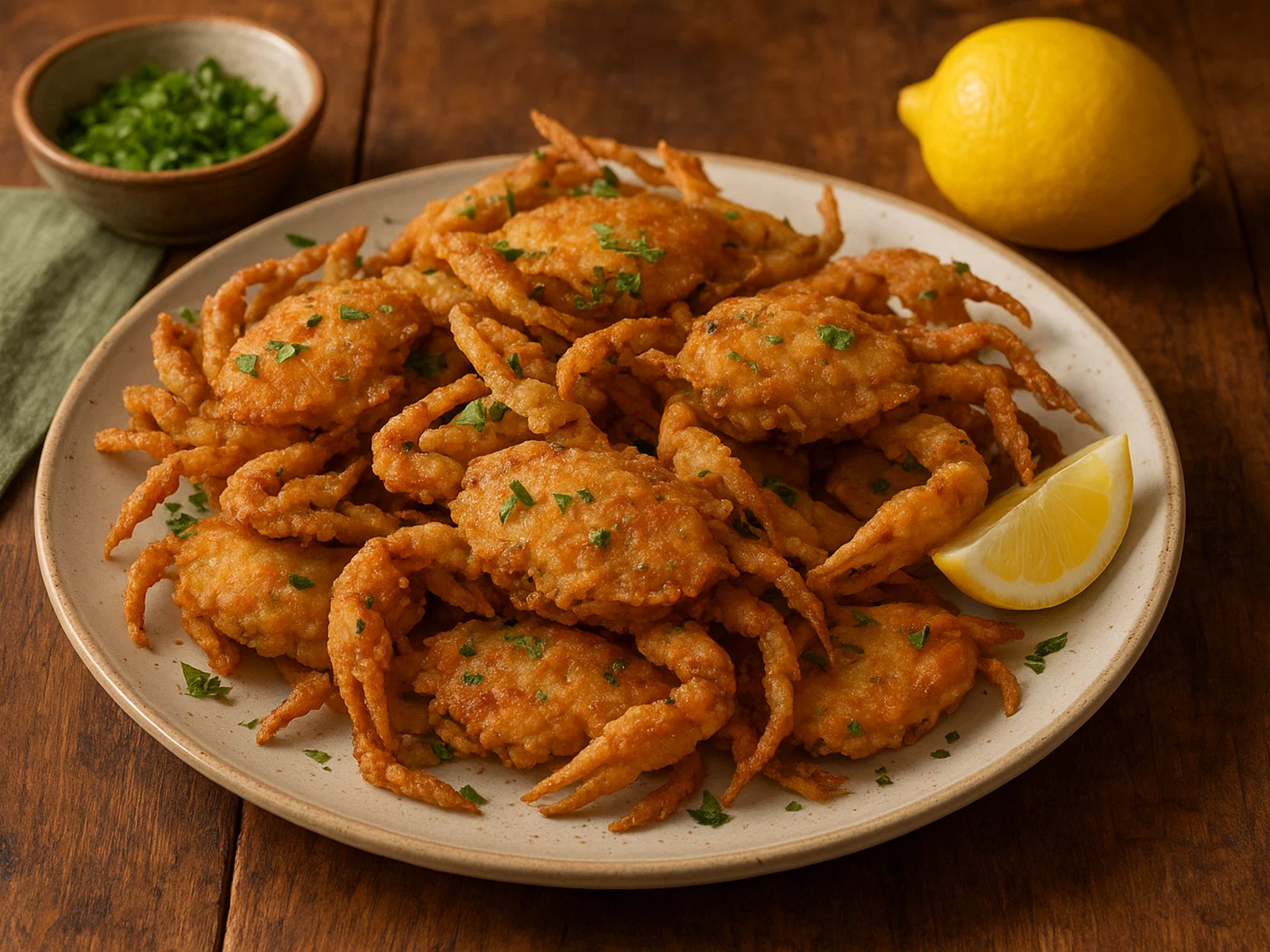 Moleche fritte – Frittierte Weichschalenkrabben aus der Lagune