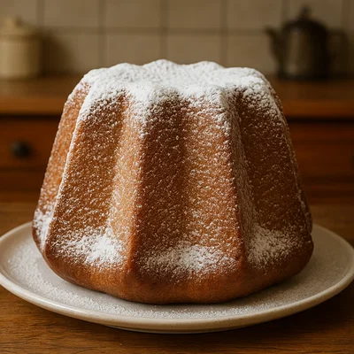 Pandoro – Sternförmiger Veroneser Weihnachtshefekuchen