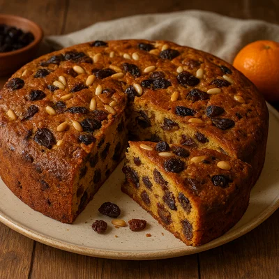 Pinza Veneziana – Rustikaler Maismehlkuchen mit Trockenobst