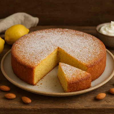 Torta di Polenta – Süßer Maismehlkuchen mit Zitrone und Mandeln